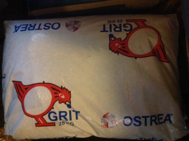Oesterschelpen-kipgrit nr3 25kg