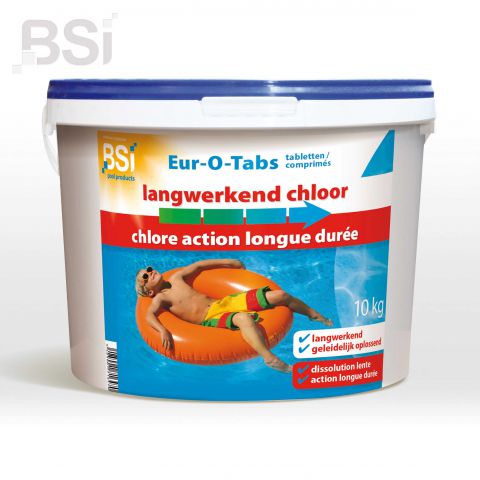 Langwerkend Chloor 200gr (tabl 10Kg) 