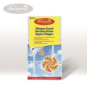 AER Vliegen-Dood Venstersticker (Spiraal) 3 st. BE