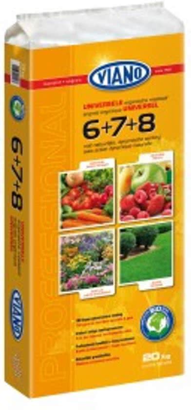 Meststoffen "6+7+8 met bacteriën" Viano 20Kg