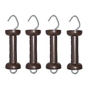 Softgrip poortgreep terra cord/draad RVS value pack (4)