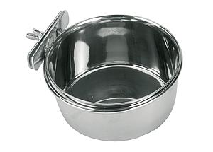 Rvs bakje 300 ml, 9 cm Schroefbevestiging